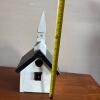 Church Steeple Wooden Birdhouse with Mounting Hardware - 9