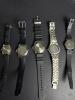Lot of 5 Analog Wristwatches: 3 Reebok, 1 Solaris, Mixed Styles, Diver & Dress, Quartz - 5