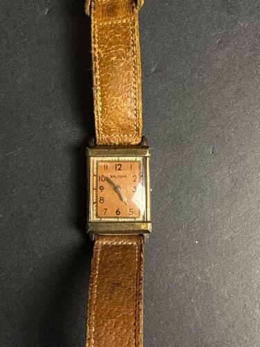 Vintage Waltham Rectangular Manual Wind Watch
