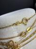Assorted Gold Necklaces with Black Stone Pendant, 10K & 14K, 10.3g Total Weight - 7
