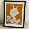12.5"x16" Framed Print of Pablo Picasso's "Faune Blanc"