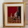 25.75"x29.5" H.E. Kuckein Original Still Life Oil Painting