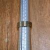 Titanium and 18K Gold Two-Tone 8mm Men's Band, Three Groove Design, Hallmarked "Titanium 18K" - 5