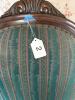 Victorian Style Carved Wood Armchair - 8