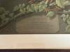 15" x 18" Antique 1880 H. Hallett & Co. "The Evening Song" Framed Chromolithograph Print - 3