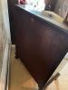 Antique Serpentine Secretary Desk - 8