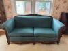 Victorian Carved Wood Frame Sofa - 2