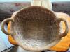 Woven Basket with Rope Handles - 3
