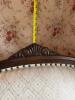 Victorian-Style Carved Wood Armchair - 6