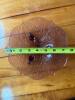 Federal Glass Sharon Cabbage Rose Footed Depression Glass Cake Plate - 3