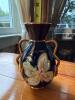 Painted Porcelain Butterfly Vase - 2