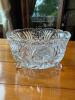 Cut Glass Crystal Footed Bowl