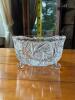 Cut Glass Crystal Footed Bowl - 2