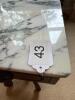 Victorian Marble-Top Side Table - 8