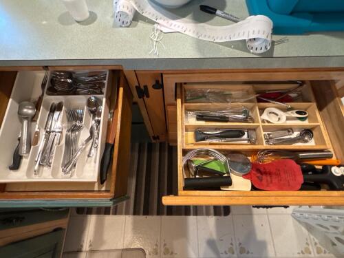 Set of Two Kitchen Gadget Drawers