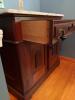 Antique Victorian Marble-Top Washstand Cabinet - 6
