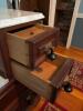 Victorian-era Marble Top Dresser with Mirror - 5