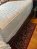 Antique Victorian Wooden Bed Frame with Ornate Carved Headboard - 8