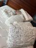 Antique Victorian Wooden Bed Frame with Ornate Carved Headboard - 9