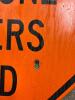48" x 48" Metal "TELEPHONE WORKERS AHEAD" Road Work Sign - 3