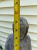 48" Concrete Religious Statue with Greek Column Pedestal - 4
