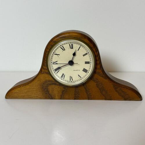 Small Wooden Mantel Clock