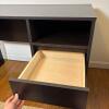 Sauder Espresso Office Desk with 2 Drawers - 2