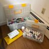 Rimax Art Organizer Boxes with Over 30 Acrylic Paints, Brushes, & Palettes