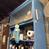 General Fireproofing Co. Blue Steel Tambour Office Cabinets - 4