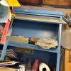 General Fireproofing Co. Blue Steel Tambour Office Cabinets - 5