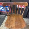 George B. Bent Co. Wooden Swivel Bar Stool with Windsor Back - 2
