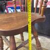 George B. Bent Co. Wooden Swivel Bar Stool with Windsor Back - 6