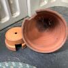 Two Terracotta Pot "Toad Abode" Garden Shelters - 4