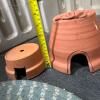 Two Terracotta Pot "Toad Abode" Garden Shelters - 5