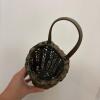 Handwoven Hanging Wall Basket - 4