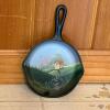 Wagner Ware Sidney Painted Cast Iron Skillet