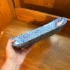 Blue Speckled Ceramic Loaf Pan with Duck Motif - 4