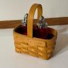 Longaberger Holiday Salt and Pepper Basket Set - 2002