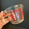 Pair of Glass Measuring Cups - Oven Basics and Pyrex - 3