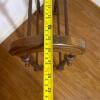 Traditional Style Dark Finish Wood Quilt Rack Stand - 4