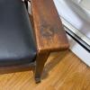 Mission Oak Rocking Chair With Slatted Back - 4
