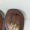 2 Pairs Of Bronzed Baby Shoes Keepsake - 4