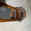 Wall-Mounted Wooden Shelf Mirror - 3