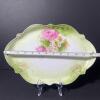 Hand-Painted German Porcelain Tray & Reticulated Plate Set - 5