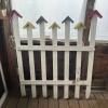 Decorative 7-Birdhouse Wooden Fence Panel - 2