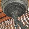 Antique Wall-Mounted Cast Iron Oil Lamp - 5