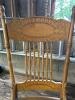 Pair of Oak Dining Chairs with Cane Seats and Ornate Spindle Backs - 2