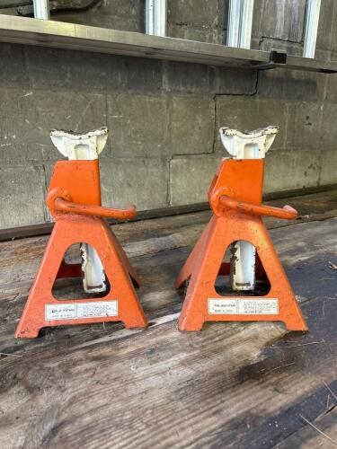 Pair of 3-Ton Capacity Automotive Jack Stands