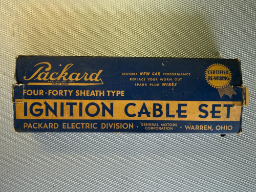 Vintage Packard OEM Four-Forty Sheath Ignition Cable Set