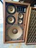 Vintage Pioneer Floor Speakers with Wood Cabinet & Lattice Grille - 3